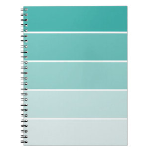 Cuaderno Chip de pintura azul turquesa