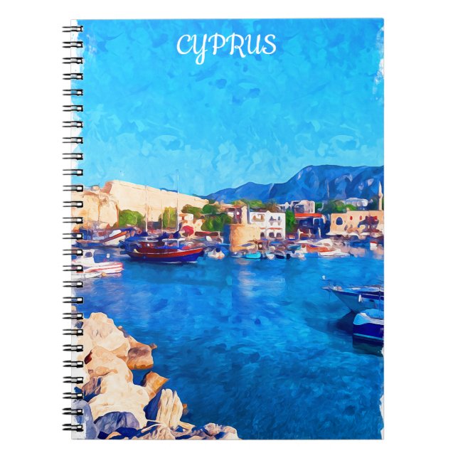 Cuaderno Chipre Coastal Sceneration Travel (Frente)