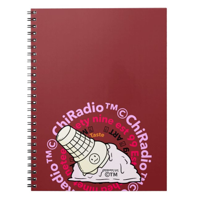 Cuaderno ChiRadioLLC ™ IceCream (Frente)