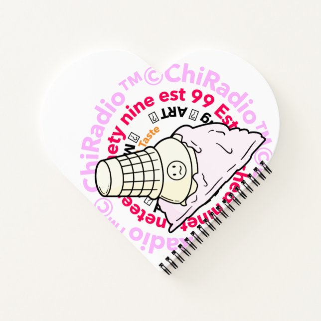 Cuaderno ChiRadioLLC ™ IceCream (Reverso)