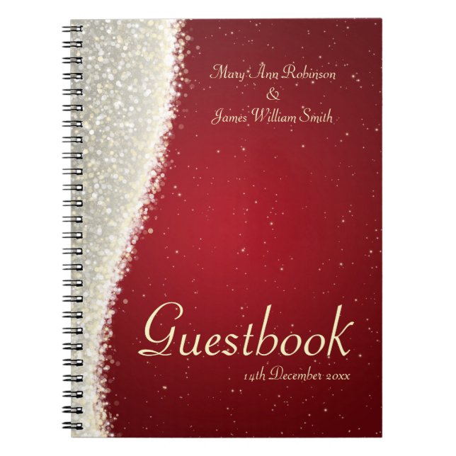 Cuaderno Chispas del deslumbramiento del Guestbook de la (Frente)