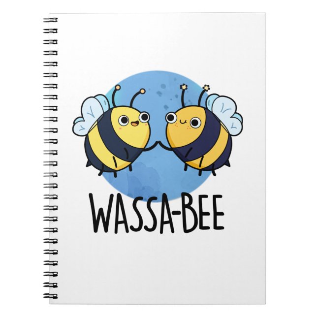 Cuaderno Chiste de Abeja Wasabi Divertido (Frente)