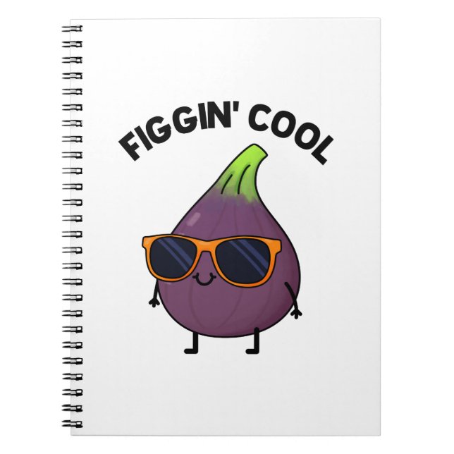 Cuaderno Chiste de Comida de Higo Divertido y Genial  (Frente)