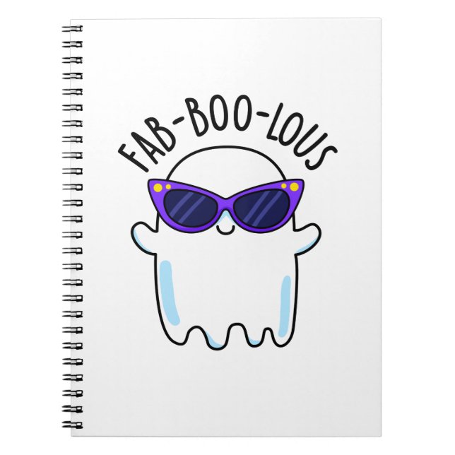 Cuaderno Chiste de Fantasma Divertido Fab-Boo-Louso (Frente)