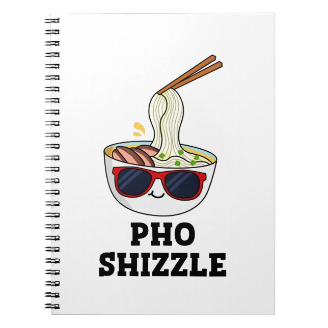 Cuaderno Chiste de Fideos Divertido Pho Jaja (Frente)
