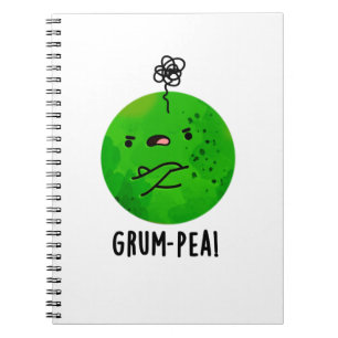 Cuaderno Chiste de Grum-pea Guisante Gruñón Veggie