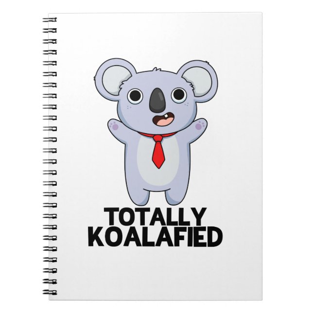 Cuaderno Chiste de Koala Totalmente Koalificado  (Frente)