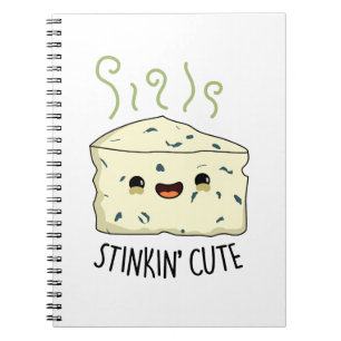 Cuaderno Chiste de queso divertido y mono