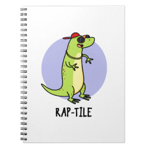 Cuaderno Chiste de reptil lagarto divertido Rap-tile