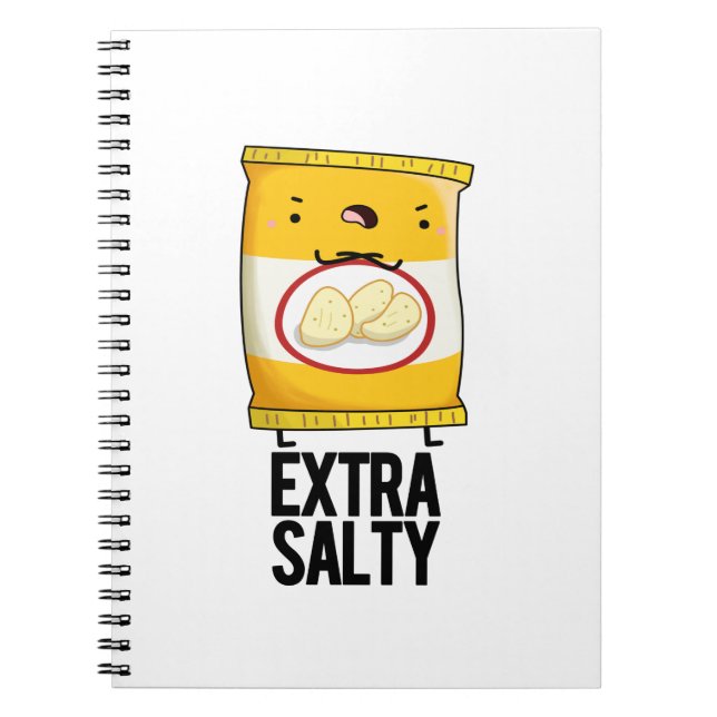 Cuaderno Chiste de Snack Salado Extra Divertido  (Frente)