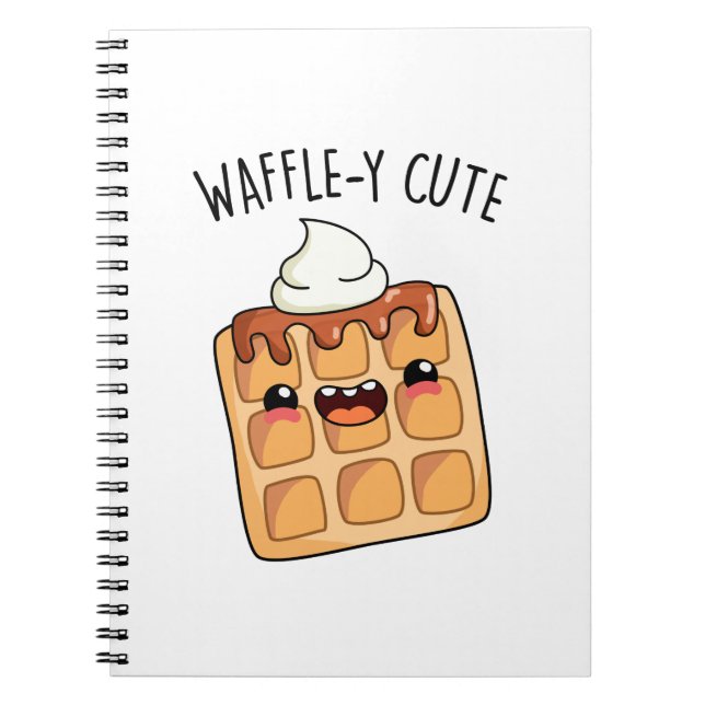 Cuaderno Chiste de waffle divertido  (Frente)