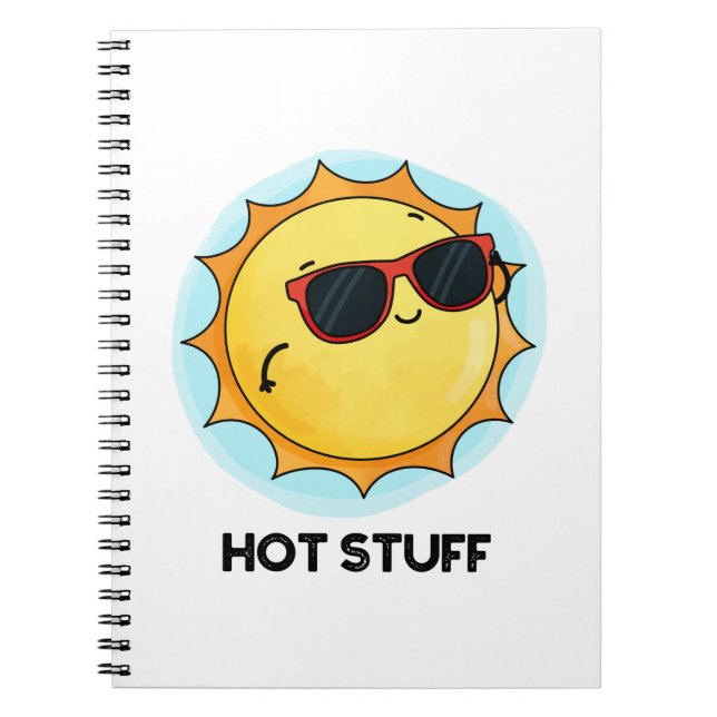 Cuaderno Chiste del Sol Divertido Caliente (Frente)