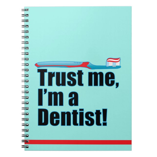 Cuaderno Chiste Dentista Funny Blue (Frente)