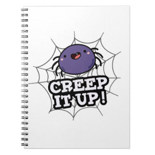 Cuaderno Chiste divertido de araña 'Creep It Up' 