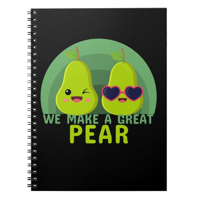 Cuaderno Chiste Divertido de Frutas Kawaii (Frente)