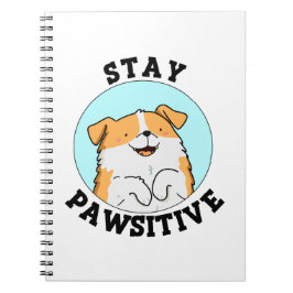 Cuaderno Chiste divertido de perro sonriente y positivo