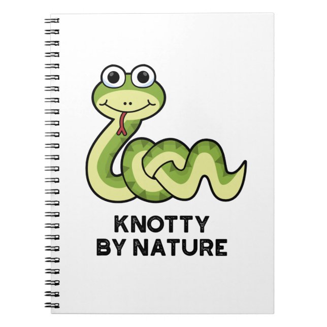 Cuaderno Chiste divertido de serpiente por naturaleza enred (Frente)