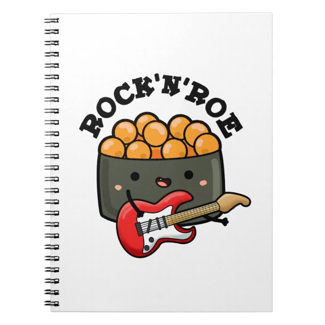 Cuaderno Chiste Divertido de Sushi Rock And Roe  (Frente)