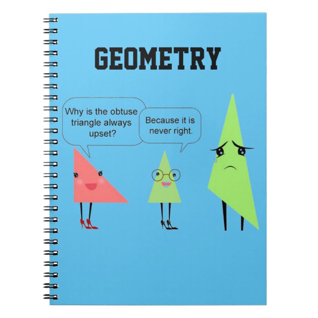 Cuaderno chistes de la geometría (Frente)