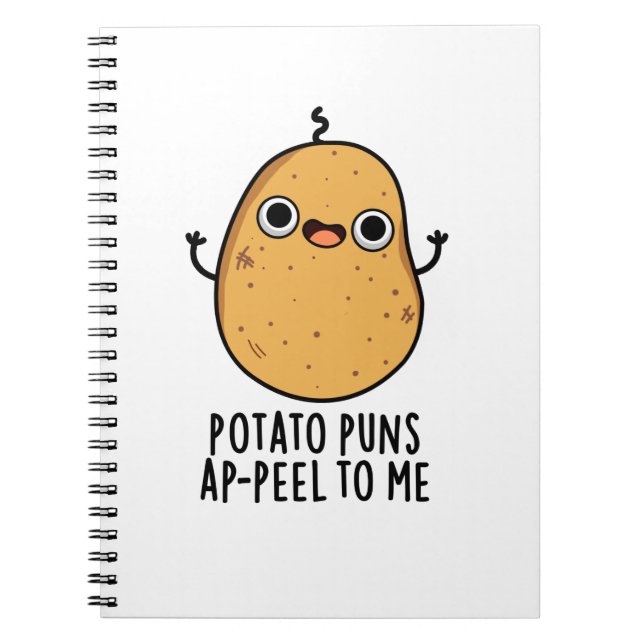 Cuaderno Chistes de Papas A-peel Me Divierten Chiste Divert (Frente)