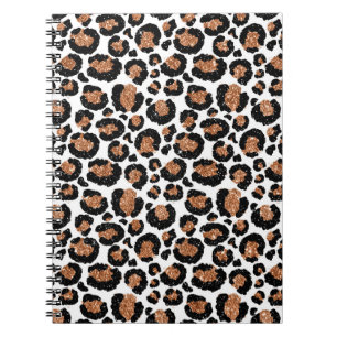 Cuaderno Chita blanca y Relieve metalizado dorado - Patrón 