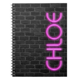 Cuaderno CHLOE En Luces De Neón PINK