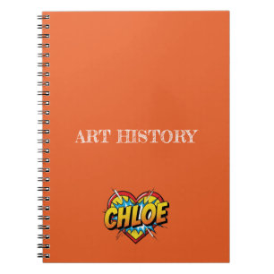 Cuaderno Chloe Naranja