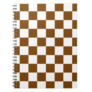 Cuaderno Chocolate Brown Checks