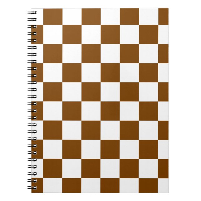 Cuaderno Chocolate Brown Checks (Frente)