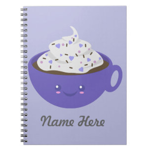 Cuaderno Chocolate caliente lindo