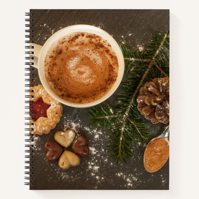 Cuaderno Chocolate caliente navidades (Anverso)