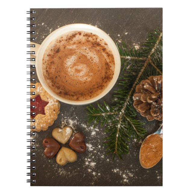 Cuaderno Chocolate caliente navidades (Frente)