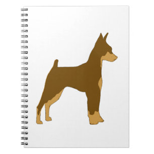 Cuaderno chocolate con pin mín y silo tan