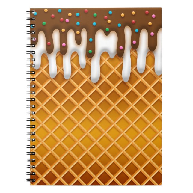 Cuaderno Chocolate De Cebolla De Hielo Y Vainilla  (Frente)