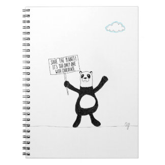 Cuaderno Chocolate de la panda