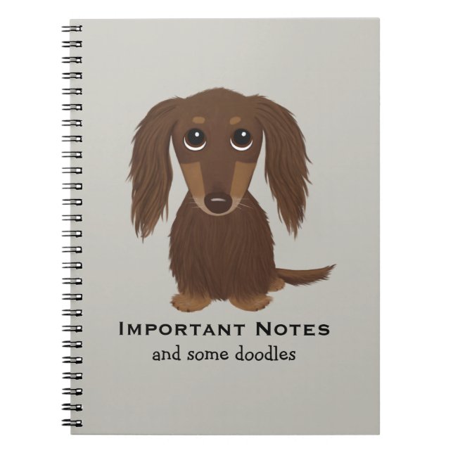Cuaderno Chocolate duradero con texto Personalizado (Frente)