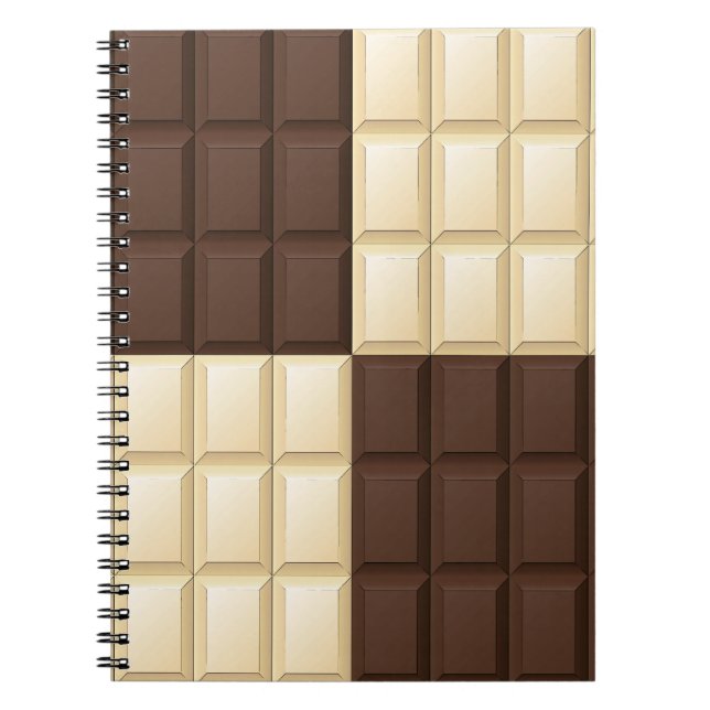 Cuaderno Chocolate Marrón Y Blanco (Frente)