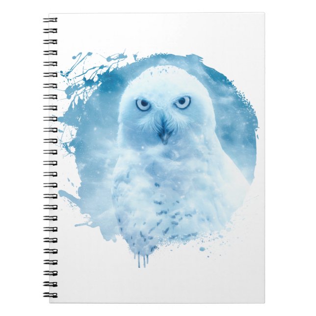 Cuaderno Chouette Oiseau Animal Vie Sauvage Forêt Nature (Frente)