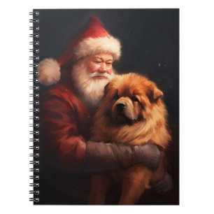 Cuaderno Chow Chow Con Navidades Festividades De Santa Clau