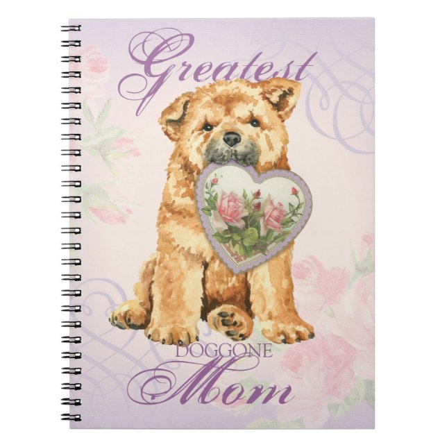 Cuaderno Chow Heart Mom (Frente)