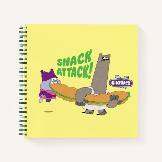 Cuaderno Chowder y Shnitzel (Anverso)