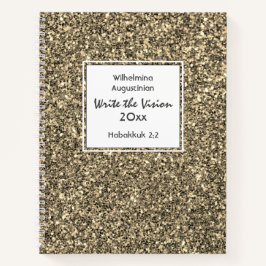 Cuaderno Christian ESCRIBE EL Personalizable VISION BEIGE
