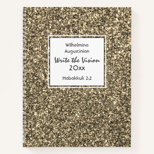 Cuaderno Christian ESCRIBE EL Personalizable VISION BEIGE (Anverso)