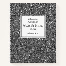 Cuaderno Christian ESCRIBE EL Personalizable VISION GRAY