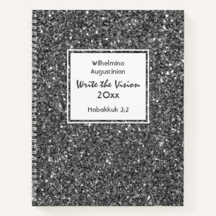 Cuaderno Christian ESCRIBE EL Personalizable VISION GRAY