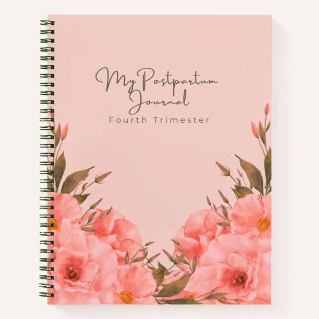 Cuaderno Christian Postpartum Journal | Fourth Trimester (Anverso)