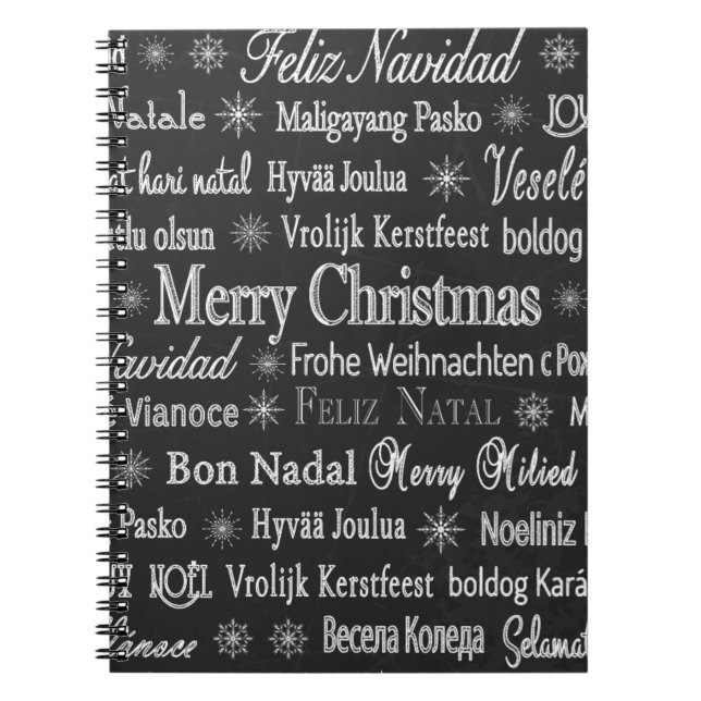 Cuaderno Christmas And New Year Design Notebook (Frente)