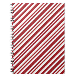 Cuaderno Christmas Candy Cane Stripes