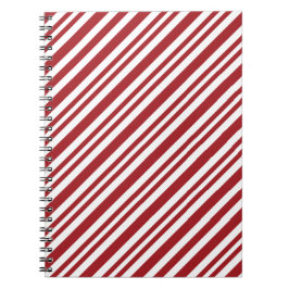 Cuaderno Christmas Candy Cane Stripes