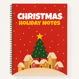 Cuaderno Christmas Holiday Notebook – Lined Notes